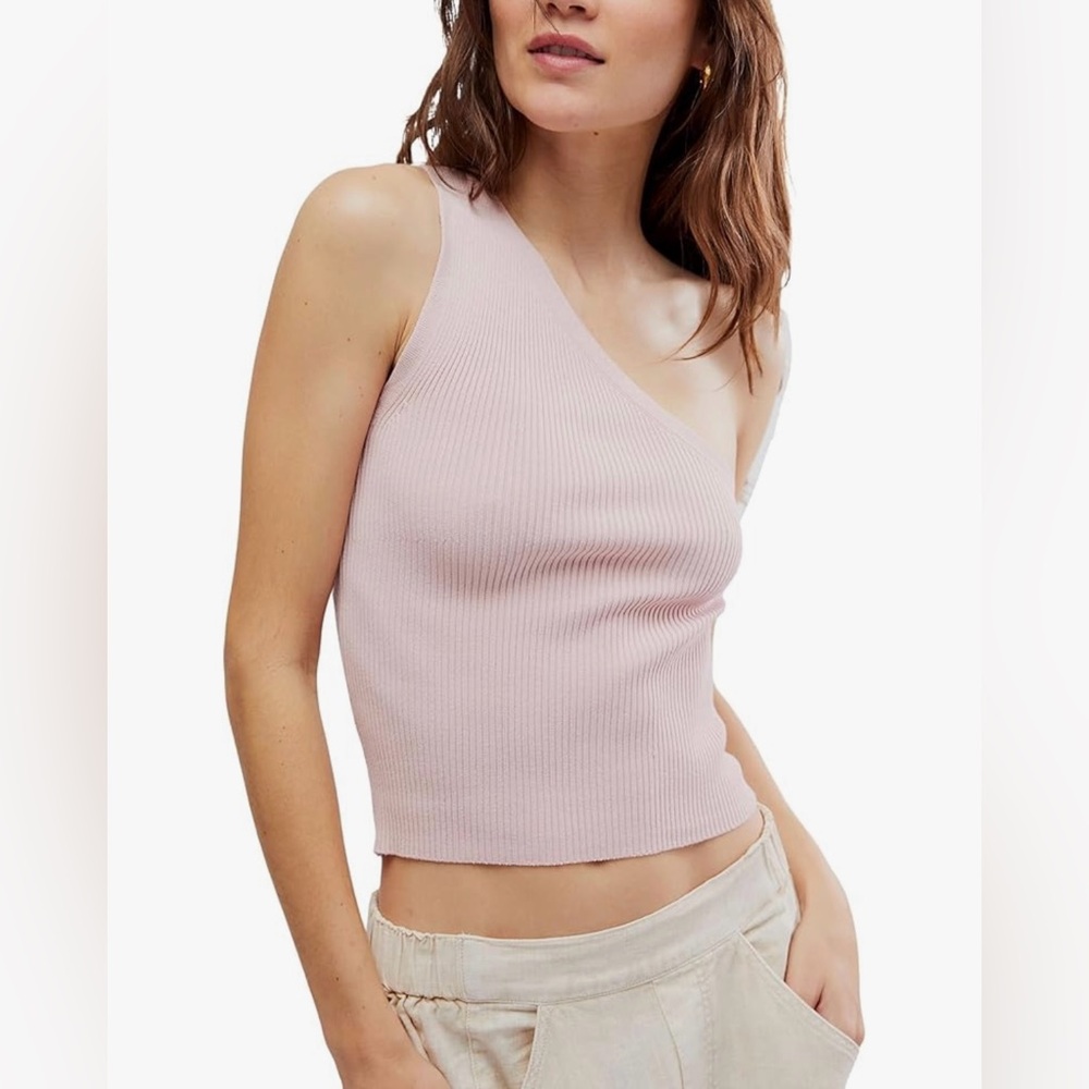 NWT Free People Intimately Good Taste Tank in Peach Whipe Size Medium